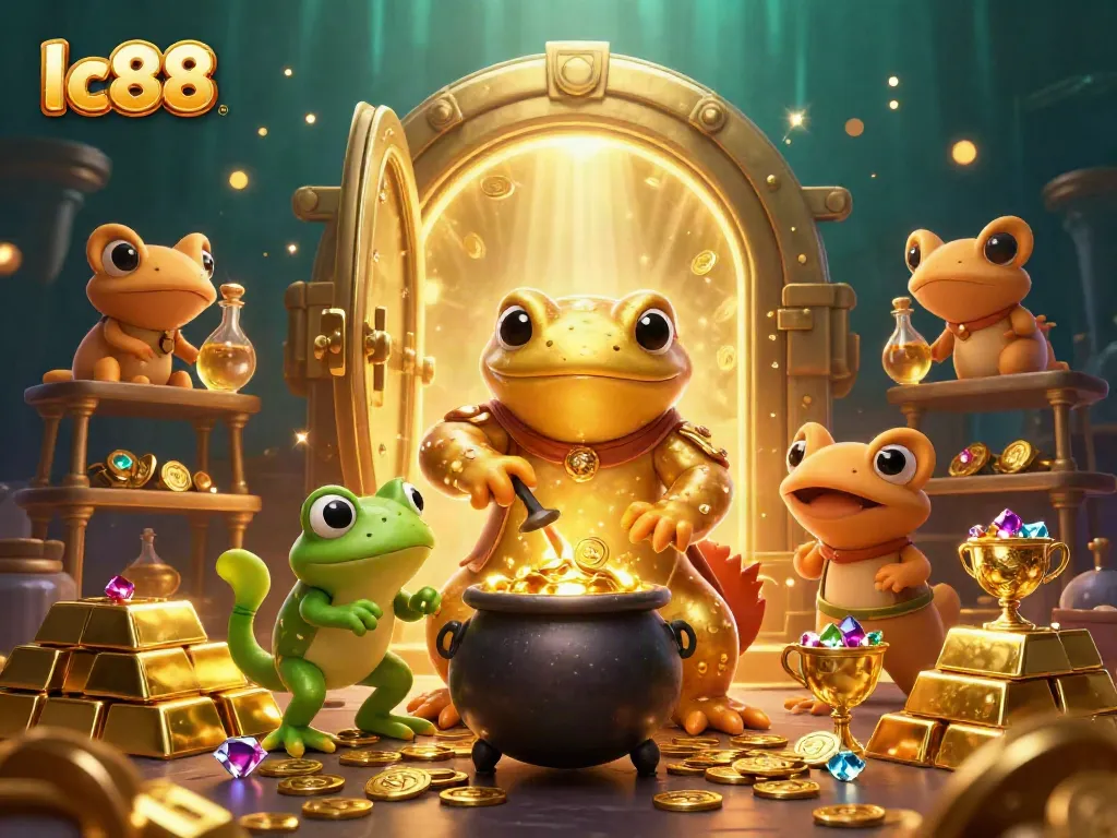 Enjoy thrilling gameplay at lc88, where chances of winning soar amidst gold coins and treasures.