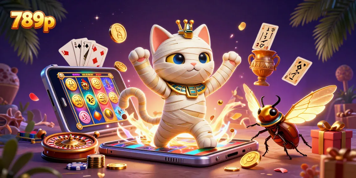 Engage with 789p's exciting slot gaming atmosphere featuring a unique Egyptian-themed scene.